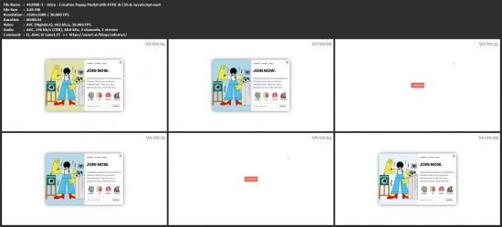 Creative Popup Modal with HTML &amp; CSS &amp; JavaScript