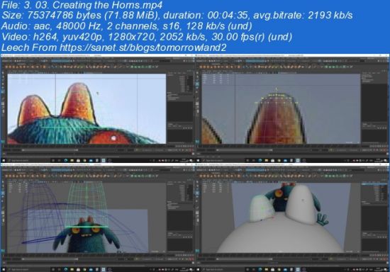 Creating a Cute Character in Maya and Photoshop