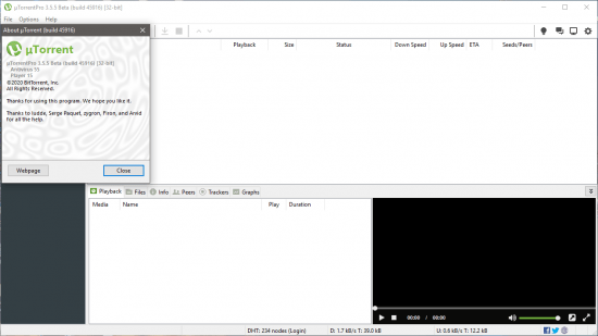 µTorrent Pro 3.5.5 build 45916 Beta Multilingual