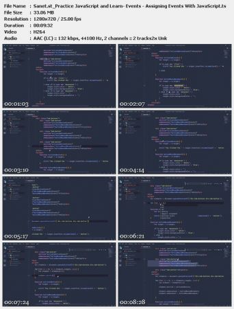 Practice JavaScript and Learn: Events