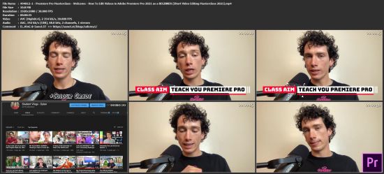 How To Edit Videos in Adobe Premiere Pro 2021 as a BEGINNER (Short Video Editing Masterclass 2021)