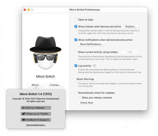 Micro Snitc‪h 1.4 Multilingual macOS
