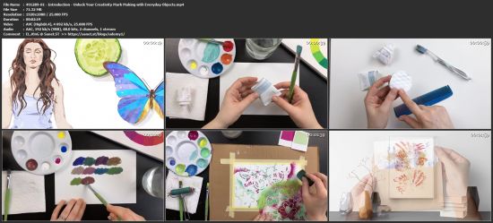 Unlock Your Creativity: Mark Making with Everyday Objects