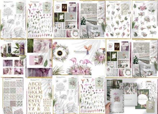 Watercolor Tropical Collection - 5037236