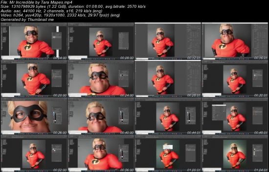Mr Incredible Caricature Tutorial by Tara Mapes – Photomanipulation and Surreal Editing Tutorial