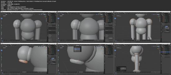 Retro Robot 1/3: Modeling from Concept in Blender 2.9