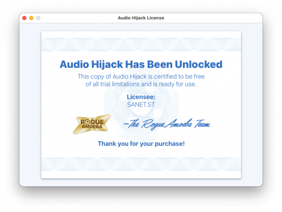 Audio Hijack 3.8.4 macOS