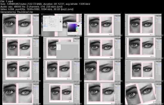 Painting Beautiful Skin and Eye Details