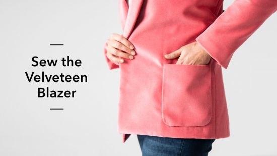 Sew the Velveteen Blazer