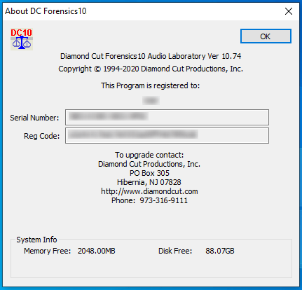 Diamond Cut Forensics10 Audio Laboratory 10.74