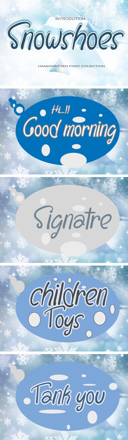 Snowshoes - Elegant Handwritten Font