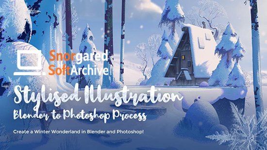 Stylised Illustration Tutorial - A Blender to Photoshop Process