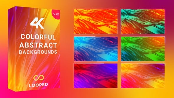 Videohive - Cromatic Colorful Background Pack 30740723
