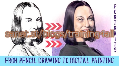 A guide to digital painting - From pencil drawing to digital illustration