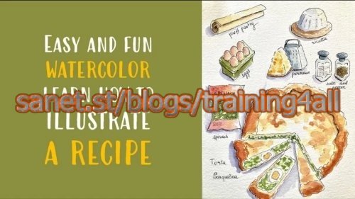 Learn How to Illustrate a Family Recipe: Sketch Italian Easter Pie.