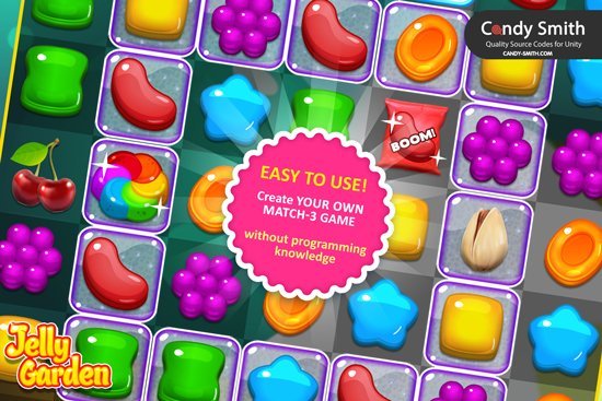 Unity - Match 3 Jelly Garden Kit v2.3.2