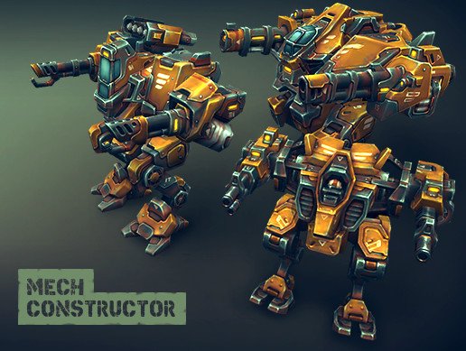 Unity - Mech Constructor Light and Medium Robots v1.4