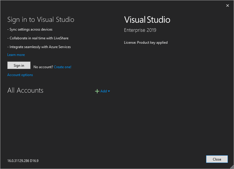 visual studio 2019 build tools