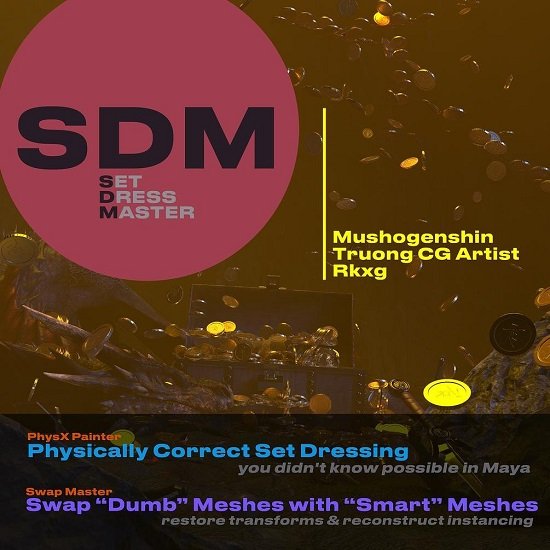 Set Dress Master v0.1.1 for Maya