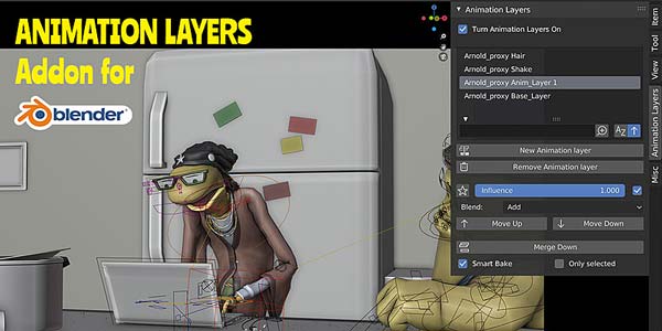 Animation Layers v1.67 for Blender