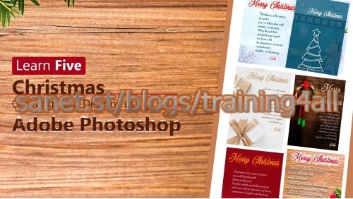 Learn Christmas Greeting Card Design using Adobe Photoshop