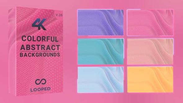 Videohive - Abstract Ornamental Background In Pastel Colors 30305256