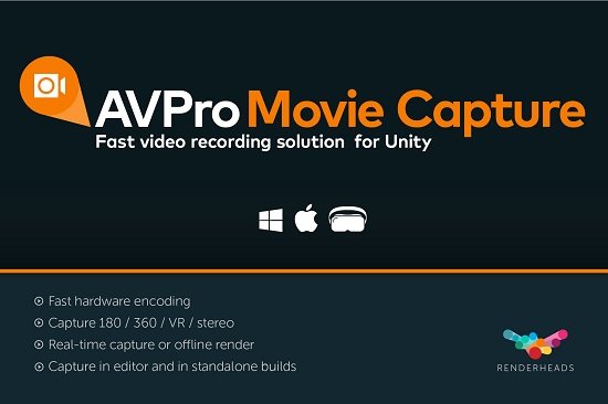 DesignOptimal Unity AVPro Movie Capture Windows v4 6 2