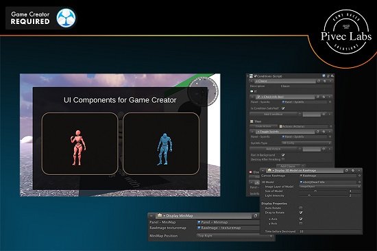 Unity - UI Components for Game Creator v1.6.1