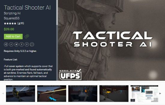 Unity - Tactical Shooter AI v1.8.1