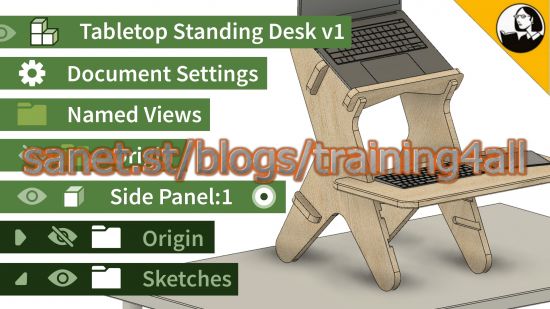 Fusion 360: Design a Parametric Standing Desk