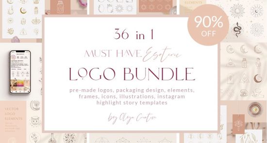 Logo Bundle - 36 Premium Graphics