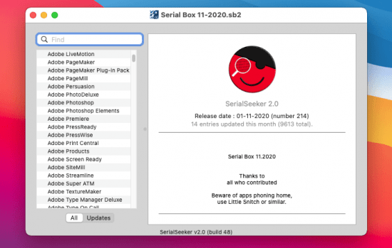 Serial Box 04.2021 macOS