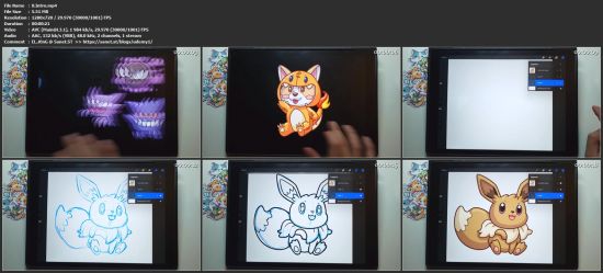 Step by Step How to Draw Eevee in Procreate!
