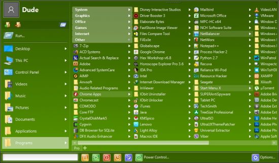 Start Menu X Pro 7.3 Multilingual