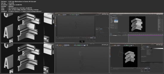 3d Type Illustrations in Cinema 4D Lite