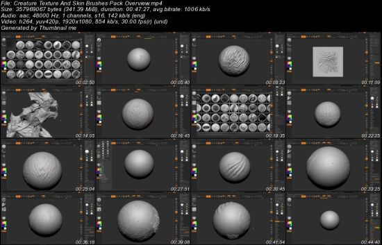Creature Textures and Skin Brushes