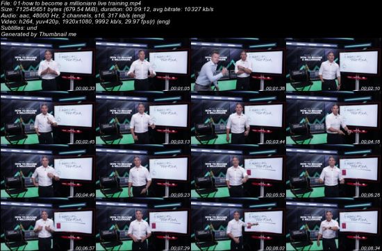 How To Become A Millionaire Live Training