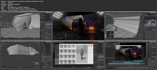 Learn Animation Production with Blender 2.9