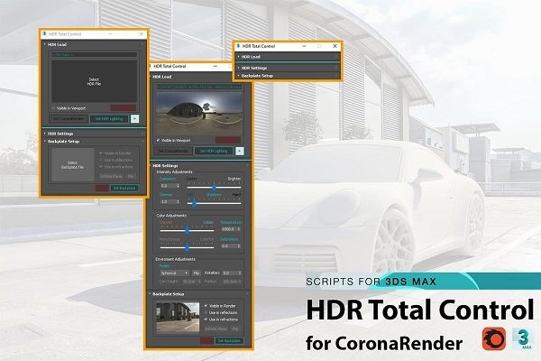 Gumroad - Corona HDR Total Control v1.8