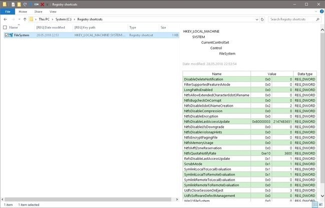 Registry Shortcuts 1.4.2