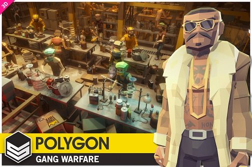 Unity Asset - POLYGON - Gang Warfare Pack v1.02