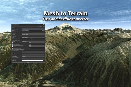 Unity Asset - Mesh to Terrain v2.4