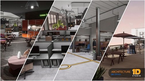 Unreal Engine Asset Pack - Big Office