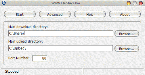 WWW File Share Pro 7.0