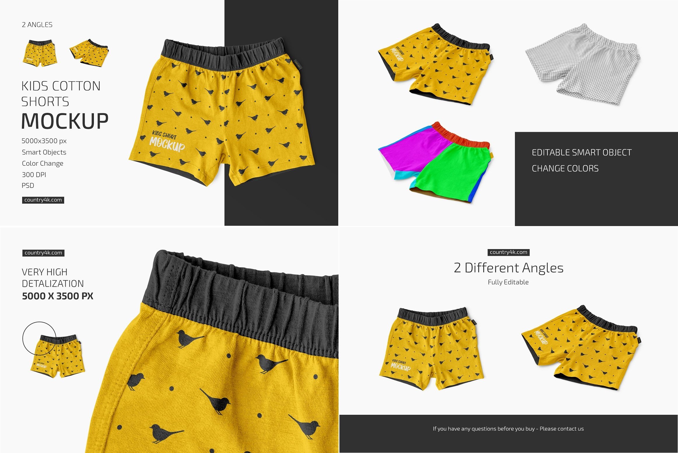 Download Download Creativemarket Kids Cotton Shorts Mockup Set 6142025 Softarchive