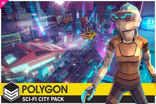 POLYGON - Sci-Fi City Pack v1.18