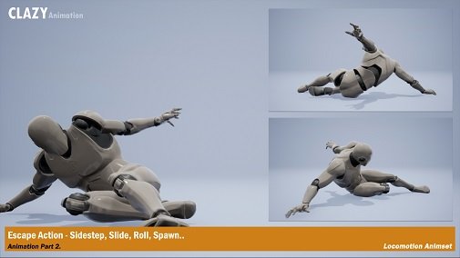 Unreal Engine Asset Pack - CLazy Runner Action Pack