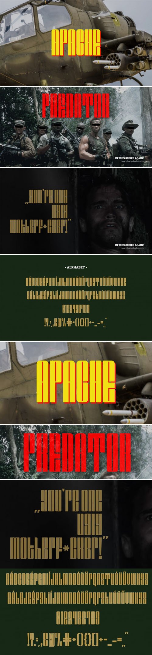Apache Display Font