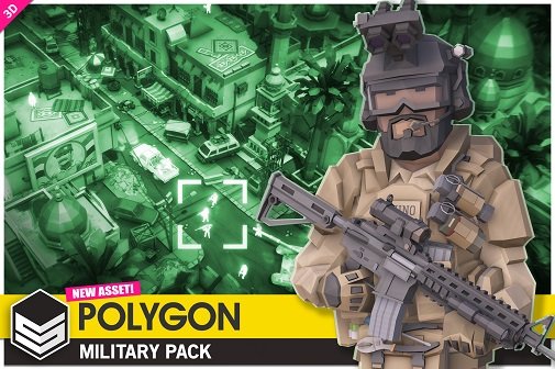 Unity Asset - POLYGON - Military Pack v1.01