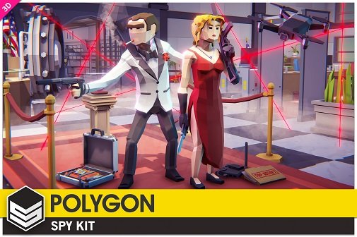 Unity Asset - POLYGON - Spy Kit v1.01